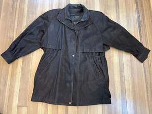 Wilsons Leather Experts Brown Suede Leather Jacket with Thinsulate Insulation XL